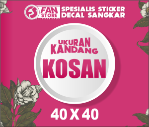 Stiker Decal Sangkar Kotak BNR No 1 2 3 Custom Motif APBN Indonesia  - Decal Stiker Sangkar Kotak BNR - Kode TK