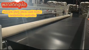 【SALE 300/500 ไมครอน】ผ้ายางปูบ่อปลา พลาสติกปูบ่อ 4×5 หนา 300/500ไมครอน สีดำ ผ้ายางปูบ่อ ปูบ่อน้ำ ปูบ่อปลา สระน้ำ โรงเรือน พลาสติกโรงเรือน Greenhouse HDPE