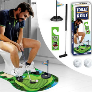 1set Five Toilet Golf Balls A Fun and Leisure Golf Ball Set for The ToiletPerfect As A Gift for Dad or Boyfriend Toilet piano