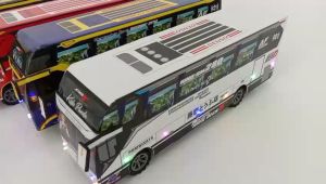 Bus Telolet Basuri Remot Control Full Lampu bunyi telolet