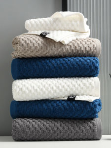 ผ้าขนหนูแบบใช้ได้หลายครั้งสำหรับผู้ชาย ผ้าขนหนูผ้าฝ้ายแท้ อบแห้งแบบมีขน ไม่หลุดร่วง ผ้าขนหนูผ้าฝ้ายแท้สำหรับใช้ในบ้าน