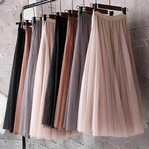 JIFANPAUL | Wide Swing A-line Chiffon Maxi Skirt