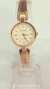 Đồng hồ Lắc nữ SUNRISE Chính hãng .Vỏ mạ vàng kính saphia . Máy quạt nhật . Hàng mới 100%