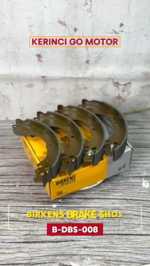 Birkens DBS-008 Kampas Rem Belakang Brake Shoe Grandmax 08-On Luxio 09-On