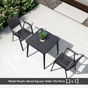 ST MIRREN | Outdoor Patio Furniture Set Weather-Resistant Wood