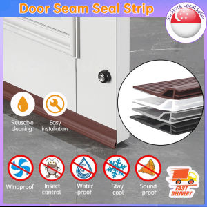 🇸🇬【SG stock】2024 New Door Seal Strip PVC Door stopper Soundproof Strip Door Bottom Gap Blocker Door Gap Strip New Wave Design New Door Seal Strip PVC Door stopper Soundproof Strip Door Bottom Gap Blocker Door Gap Strip New Wave