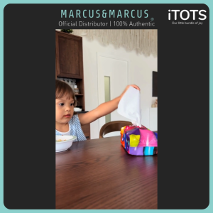Marcus & Marcus Biodegradable Disposable Face Towels 60pcs Pack (Wet or Dry use)