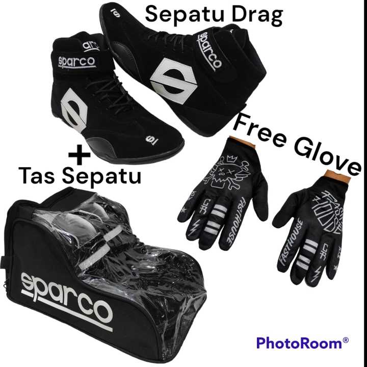 Sepatu Pria Style Racing sepatu drag race sepatu touring sepatu keren buat harian terlaris hitam ...