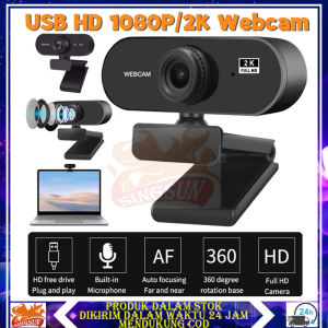 Webcams Laptop 1080P USB Kamera PC 4K Full HD Live Broadcast Video Meeting Camera
