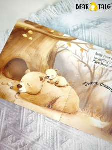 BEAR TALE Before Animals Say Good Night Story Book in English for Kids Early Education Board Books