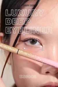 Bút Kẻ Mắt Nước/ Eyeliner mực chuẩn bền màu đầu dạ mềm nhỏ Sivanna ES8008 Luxury Deep 0.6g - Thái Lan