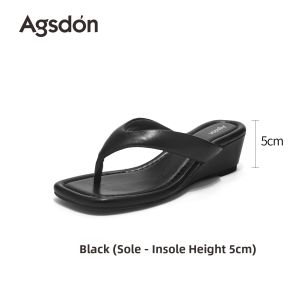 Agsdon | New Leopard Print Sandals for Women Summer Wear with Skirts Flip Flops