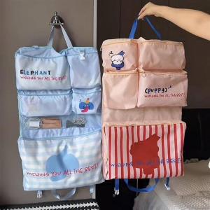 Portable Travel Outdoor Luggage Underwear Socks Close-Fitting Clothes Organizer Bag Six-In-One Partition Storage Bag