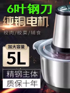 Electric Home Use Meat Grinder Pure Copper Motor for Grinding Garlic And Spices New Model 2025 Stainless Steel Suction Cup