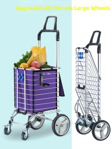 GIANXI | Silent Wheel Large Portable Stair Climbing Foldable Cart