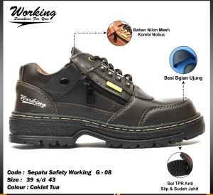 sepatu kerja  Sepatu  Pria Code -08 Size 39 - 43