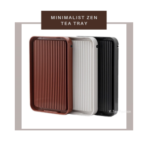 Modern Zen Tea Tray – Minimalist Elegance with Practical Drainage 简约禅意茶盘｜现代茶生活的理想之选