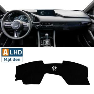 Tấm Che Nắng Taplo Xe Mazda 3 BP Tấm Phủ Chống Trượt Bàn Điều Khiển Phụ Kiện Cho Các Mẫu Xe 2019-2025 Chất Liệu Polyester/Flannel