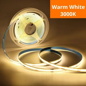 Touch Switch COB LED Strip Light 5V USB High Density RA90 Dimmable Flexible Tape TV Backlight Mirror Room Linear Lightings Decor