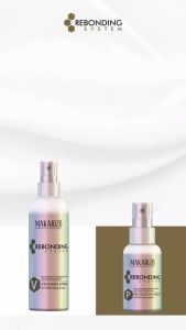 MAKARIZO Rebonding System Vitamin Spray 240ml: Pelurusan Rambut Proses Sebelum Smoothing
