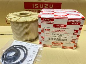 ISUZU กรองดีเซล กรองโซล่า D-MAX Commonrail คอมมอนเรล ปี ปี 2007 2008 2009 2010 2011 (กรองกระดาษ) ใส้กรองน้ํามันเชื้อเพลิง ตรีเพชร/อีซูซุ