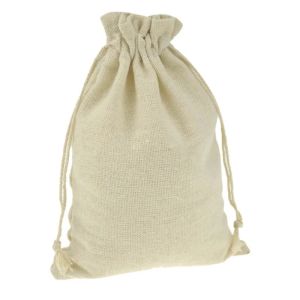 10pcs/lot Cottons Cloth Bags Drawstring Pouches High Mouth Pocket Dust Bag Cosmetic Ornaments Party Candy Wrappling Reusable