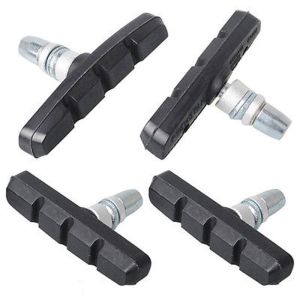 2 pairs of mountain bike silent brake blocks bicycle V brake accessories brake leather riding accessories