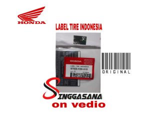 LABEL TIRE INDONESIA BEAT ESP VARIO 125 ESP VARIO 150 ESP ORIGINAL