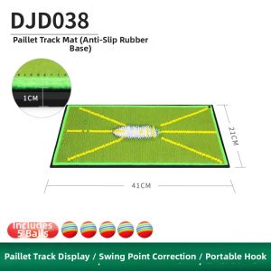 PGM GOLF | Ball Marks and Trajectory Showing Golf Hitting Mat for Beginners Training