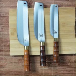 Dao nhà bếp chuyên thái C1C thép trắng không gỉ được rèn từ thép của Nhật