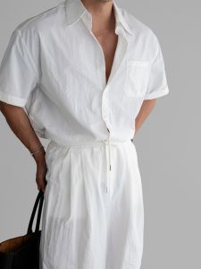 DAVID&ME | Breathable Lightweight Casual Shirt and Shorts Set