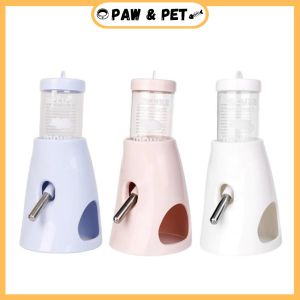Carno 80ml Hamster Water Drinking Bottle Hanging Water Dispenser Holder with Stand Hamster Water Feeder Bottle
