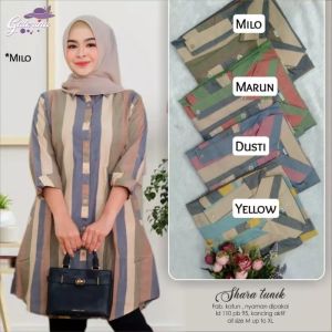 TUNIK MOTIF KOTAK KOTAK SHARA