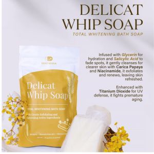 Beautederm Delicat Whitening Whip Soap 120g Promo BUY 1 TAKE 1
