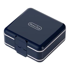 Portable Medicine Box Sealed Moisture Proof Daily Pill Organizer for Morning Afternoon Evening Durable Storage Case
