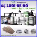 Kệ Để Đồ Nhà Tắm Lưới Sắt Hình Chữ Nhật Dán Tường, Kệ Đựng Gia Vị Nhà Bếp Sơn Tĩnh Điện, Kệ Đựng Mỹ Phẩm Gọn Gàng Dieulinhshop. 