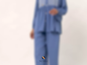 Sse Olshop - Raline setelan wanita terbaru kekinian lengan panjang kasual rayon L XL XXL