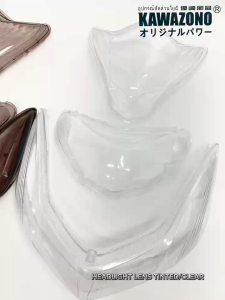 KAWAZONO HEADLIGHT LENS COVER SMOKEY AND CLEAR FOR MIO SPORTY/ RAIDER 150/ CT100 MOTORCYCLE