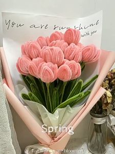 ลวดกำมะหยี่(100pcs ) ลวดกำมะหยี่ DIYสร้างสรรค์งานประดิษฐ์ต่างๆ สำหรับงานฝีมือ สีสันสดใส สินค้าขายดี