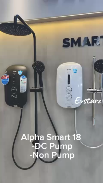 ALPHA Smart 18i/E Plus Rainshower DC Pump or Non Pump Instant