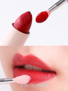 [COD] Kuas Bibir Silikon Portabel Tunggal dengan Penutup Kuas Lipstik Lembut dengan Penutup Kuas Makeup Bibir Kuas Bibir Pegangan Transparan - 💞Margot