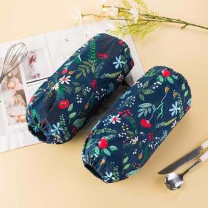 Pure Cotton Sleeve Covers Long Loose Workwear Oil Resistant Dirty Proof Breathable Household Learning Protective Arm Sleeves