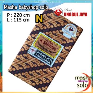 Kain Batik Jarik Kain Panjang H Santoso AAA Unggul Jaya Jarik Kain Batik Sogan