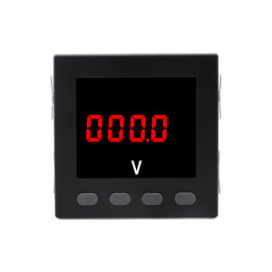 Single Phase Voltage Meter 96*96mm LED Smart Digital Meter AC220V Voltmeter Panel Meter