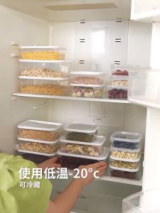 กล่องเก็บอาหาร กล่องไมโครเวฟ กล่องเก็บฟรีซ แช่แข็ง เนื้อสัตว์ กล่องบรรจุอาหารจัดระเบียบในตู้เย็น 350/2000ml.