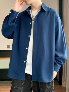 Men's Long Sleeve Spring & Autumn Loose Fit Solid Color Shirt: A Fashion Guide