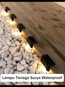 Lampu Taman 1 Pcs /Lampu Siku Pagar taman Tenaga Surya Lampu Solar Waterproof Outdoor Hemat Listrik