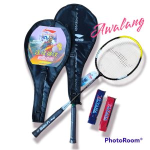 raket bulutangkis murah model sambungan T 01 bonus tas cover lining