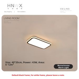 Modern Simple Ultra-thin Rectangular Ceiling Light