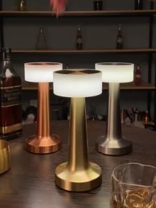Vimite LED Bar Table Lamp Night Lighting Desktop Light USB Rechargeable Wireless Touch Restaurant Bar Bedroom Decorative Atmosphere Lights